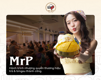 MrP – Hành trình nhượng quyền thương hiệu trà bingsu thành công