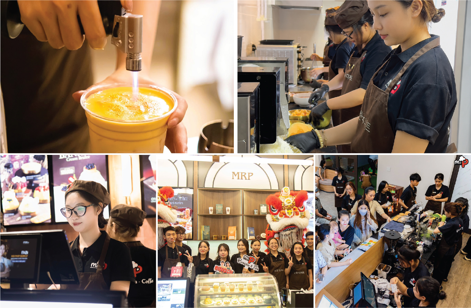 vận hành và pha chế tại MrP Bingsu & Tea